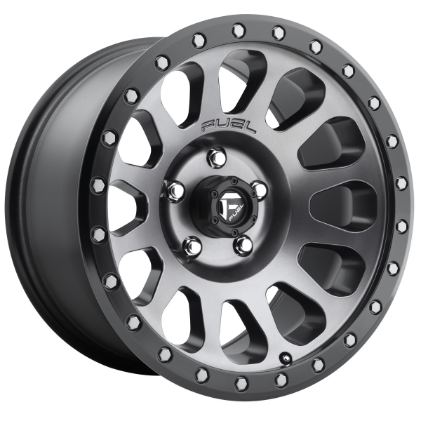 Fuel 1PC - Fuel 1PC D601 VECTOR 17X8.5 5X120 Matte Gun Metal Black Bead Ring|D6011785A355