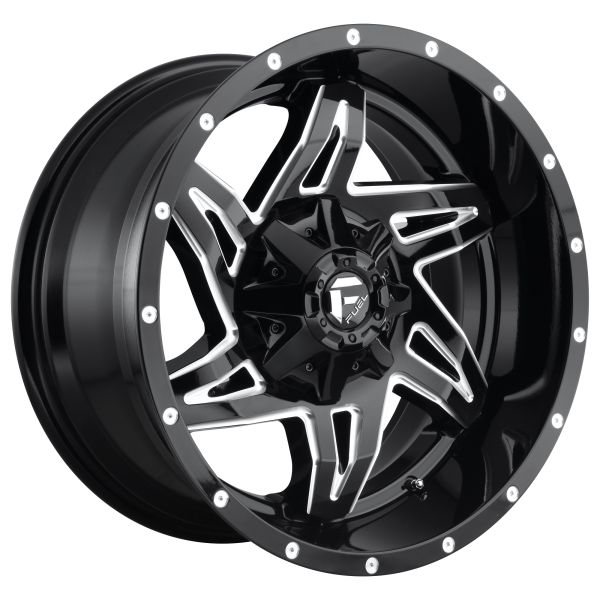 Fuel 1PC - Fuel 1PC D613 ROCKER 20X10 5X4.5/5.0 Gloss Black Milled|D61320002647