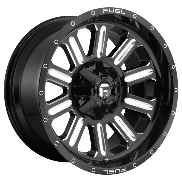 Fuel 1PC - Fuel 1PC D620 HARDLINE 20X9 5X5.0/5.5 Gloss Black Milled|D62020905757