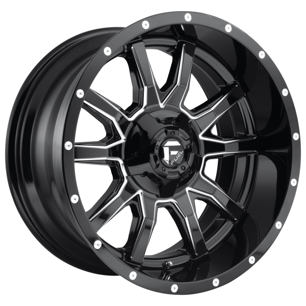 Fuel 1PC - Fuel 1PC D627 VANDAL 18X9 5X4.5/5.0 Gloss Black Milled|D62718902650