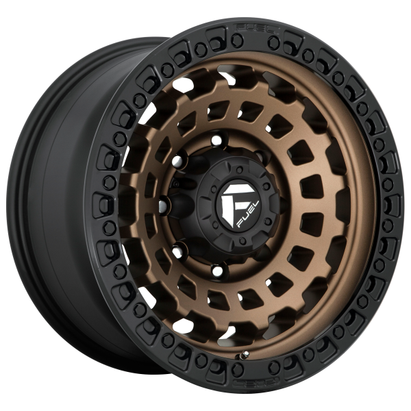 Fuel 1PC - Fuel 1PC D634 ZEPHYR 18X9 8X180 Matte Bronze Black Bead Ring|D63418901845