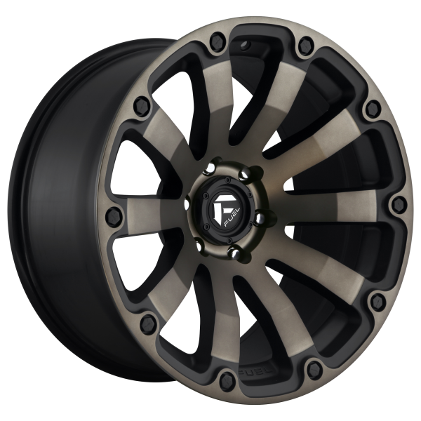 Fuel 1PC - Fuel 1PC D636 DIESEL 20X9 6X5.5 Matte Black Double Dark Tint|D63620908350