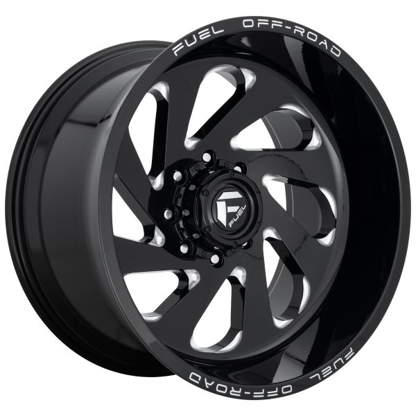 Fuel 1PC - Fuel 1PC D637 VORTEX 22X12 6X5.5 Gloss Black Milled|D63722208446