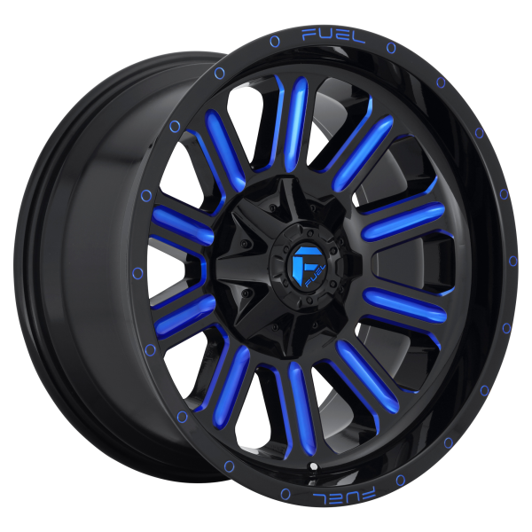 Fuel 1PC - Fuel 1PC D646 HARDLINE 20X9 6X120/5.5 Gloss Black Blue Tinted Clear|D64620906957