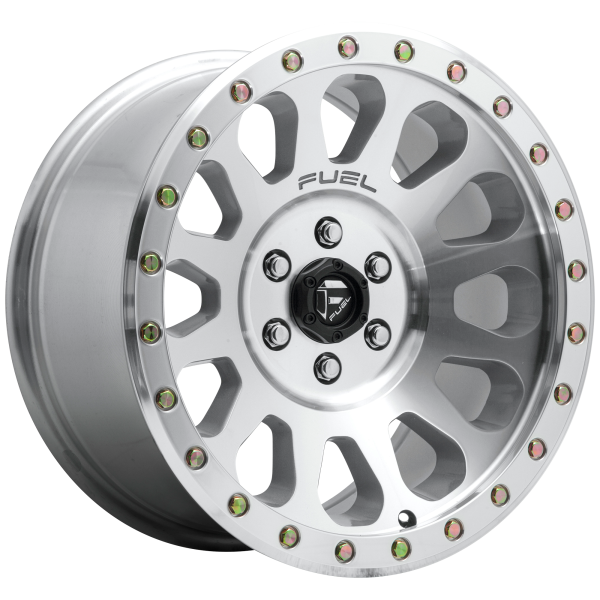 Fuel 1PC - Fuel 1PC D647 VECTOR 18X9 5X5.0 Diamond Cut Machined With Clear Coat With|D64718907350