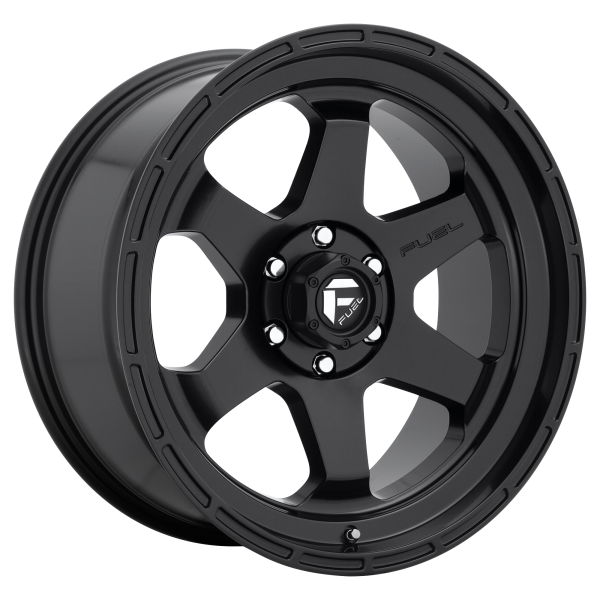 Fuel 1PC - Fuel 1PC D664 SHOK 18X9 5X5.0 Matte Black|D66418907545