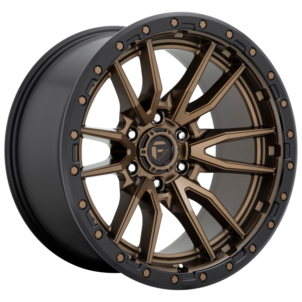 Fuel 1PC - Fuel 1PC D681 REBEL 17X9 5X150 Matte Bronze Black Bead Ring|D68117905650