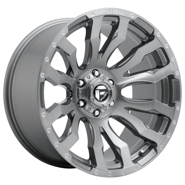 Fuel 1PC - Fuel 1PC D693 BLITZ 20X8.25 8X6.5 Brushed Gun Metal Tinted Clear|D69320828D45