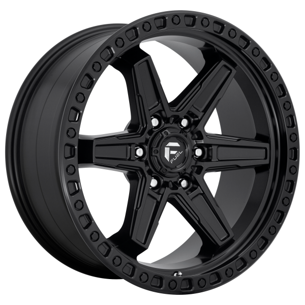 Fuel 1PC - Fuel 1PC D697 KICKER 18X9 5X5.0 Matte Black|D69718907550