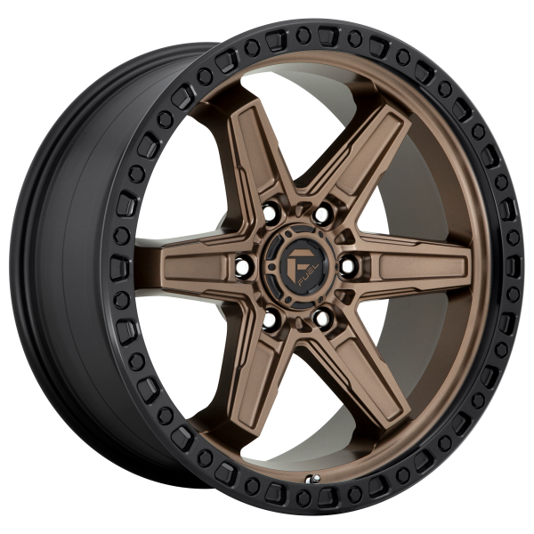 Fuel 1PC - Fuel 1PC D699 KICKER 17X9 6X4.5 Matte Bronze Black Bead Ring|D69917908755