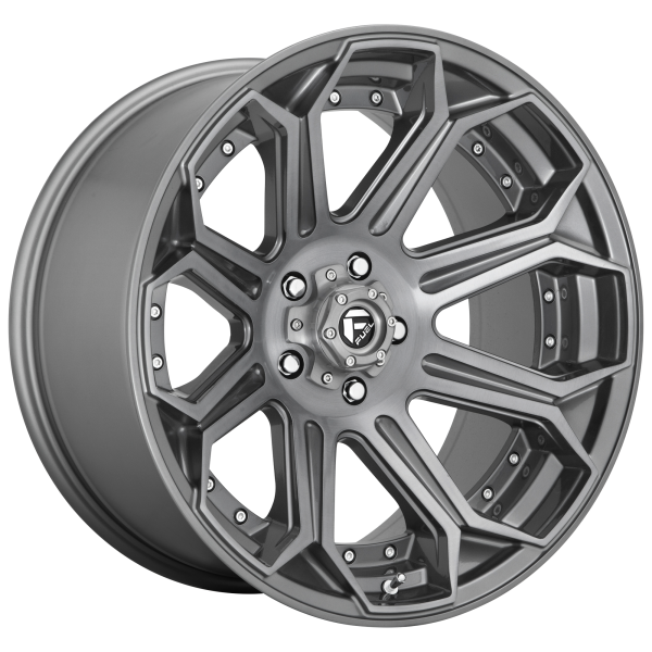 Fuel 1PC - Fuel 1PC D705 SIEGE 26X14 6X5.5 Brushed Gun Metal Tinted Clear|D70526408445