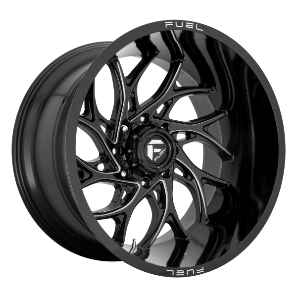 Fuel 1PC - Fuel 1PC D741 RUNNER 24X11 6X5.5 Gloss Black Milled|D74124118460