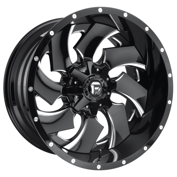 Fuel 2PC - Fuel 2PC D239 CLEAVER 22X12 5X5.5/150 Gloss Black Milled|D23922207047