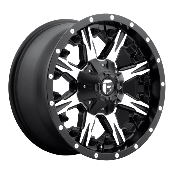 Fuel UTV - Fuel UTV D541 NUTZ UTV 14X7 4X156 Matte Black Machined|D5411470A544