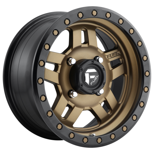 Fuel UTV - Fuel UTV D583 ANZA 4+3 14X7 4X156 Matte Bronze Black Bead Ring|D5831470A544