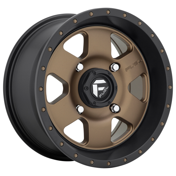 Fuel UTV - Fuel UTV D617 PODIUM 15X7 4X156 Matte Bronze Black Bead Ring|D6171570A544