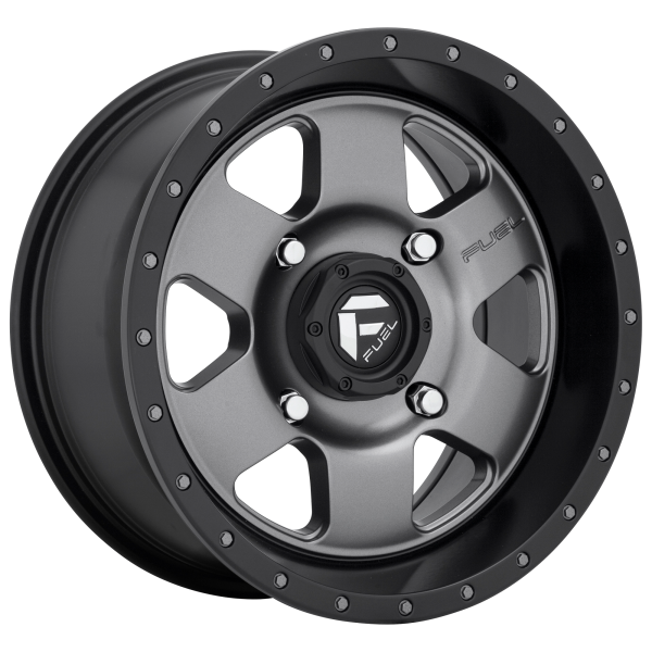 Fuel UTV - Fuel UTV D619 PODIUM 15X7 4X137 Matte Gun Metal Black Bead Ring|D6191570A644