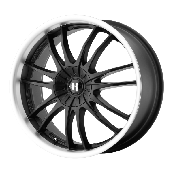 Helo - Helo HE845 17X7.5 5X4.5/5.0 Gloss Black Machined|HE84577554342A