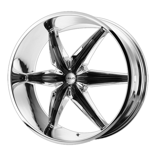 Helo - Helo HE866 22X9.5 5X5.5/150 Chrome Plated With Gloss Black Accents|HE86622986210