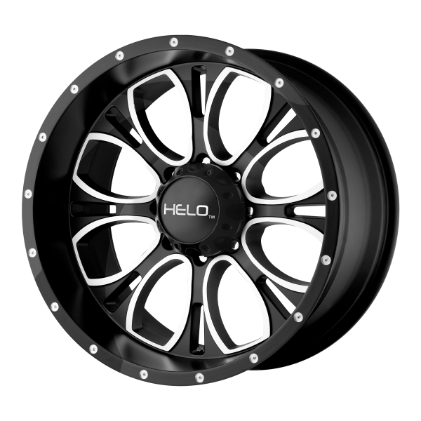 Helo - Helo HE879 16X8 6X5.5 Gloss Black Machined|HE87968068300