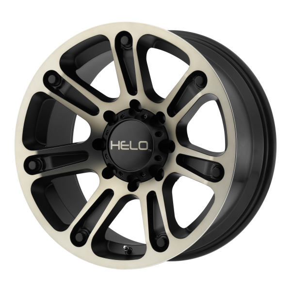 Helo - Helo HE904 18X9 8X180 Satin Black Machined Dark Tint|HE90489088900