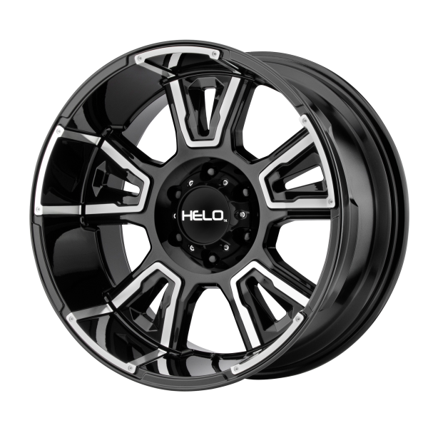 Helo - Helo HE914 20X9 8X6.5 Gloss Black Machined|HE91429080300