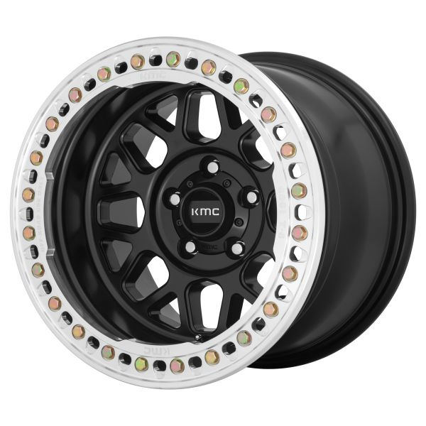 KMC - KMC KM235 GRENADE CRAWL BEADLOCK 20X10 BLANK Satin Black|KM2352100M748N