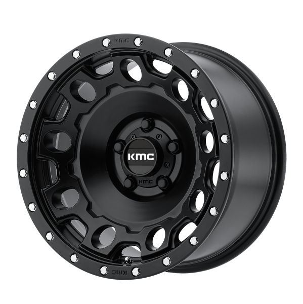 KMC - KMC KM529 HOLESHOT 17X8.5 5X5.0 Satin Black|KM52978550734