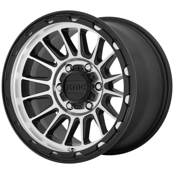 KMC - KMC KM542 IMPACT 17X8 6X5.5 Satin Black Machined|KM54278068520