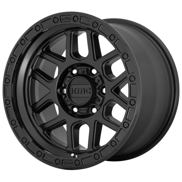 KMC - KMC KM544 MESA 17X9 5X5.0 Satin Black With Gloss Black Lip|KM54479050712N
