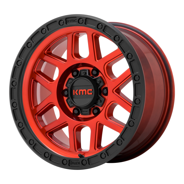 KMC - KMC KM544 MESA 18X9 5X5.0 Candy Red With Black Lip|KM54489050918