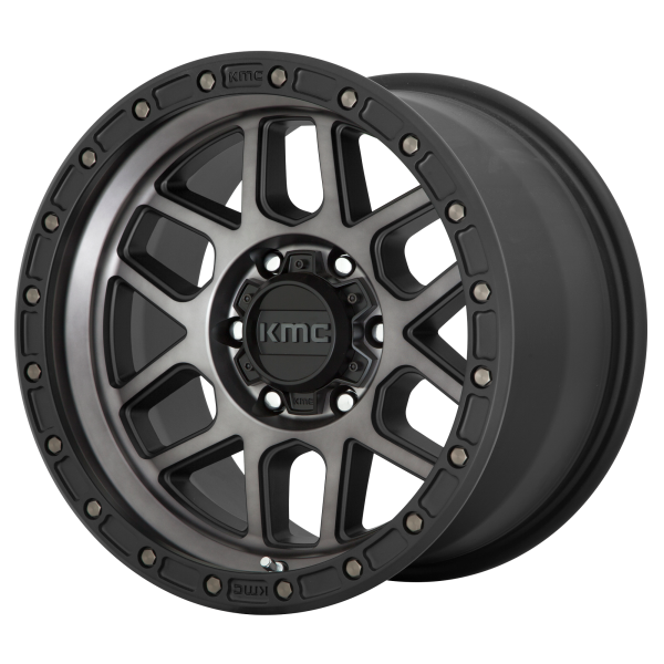 KMC - KMC KM544 MESA 18X9 8X6.5 Satin Black With Gray Tint|KM54489080418