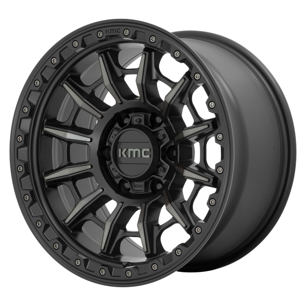 KMC - KMC KM547 CARNAGE 17X9 6X5.5 Satin Black With Gray Tint|KM54779068412N