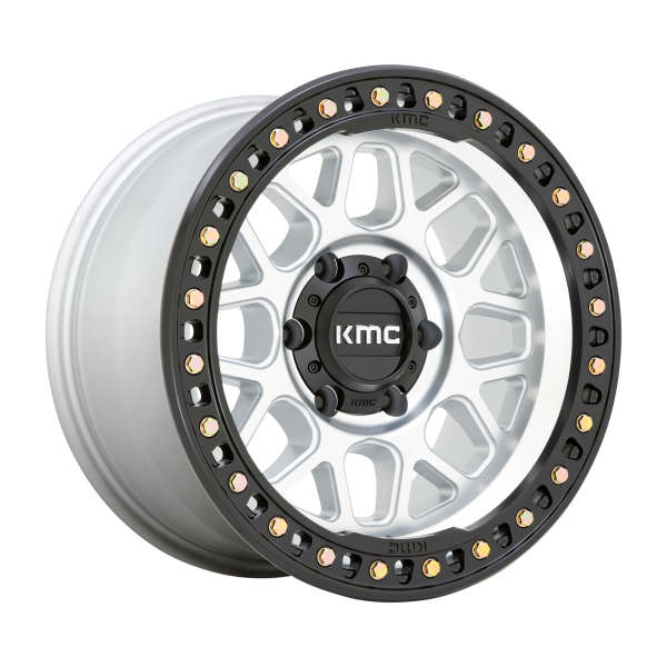 KMC - KMC KM549 GRS 20X9 6X5.5 Machined With Satin Black Lip|KM54929068500