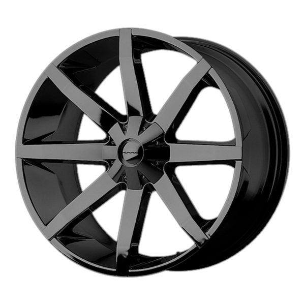 KMC - KMC KM651 SLIDE 22X9.5 5X4.5/4.75 Gloss Black|KM65122904315