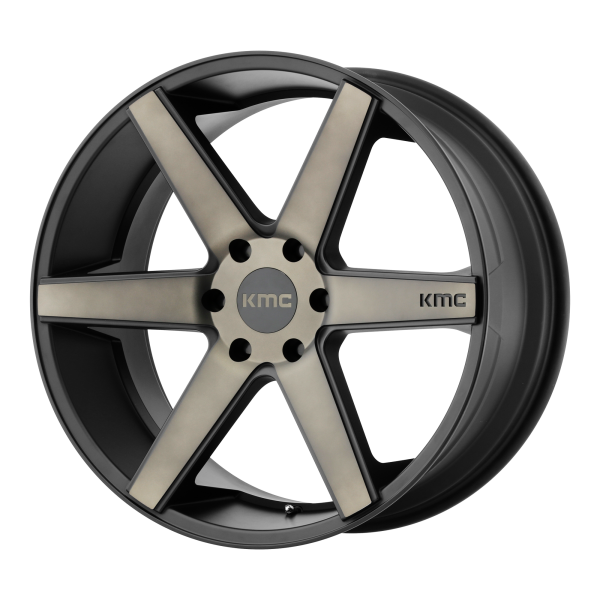 KMC - KMC KM704 DISTRICT TRUCK 24X9 6X5.5 Matte Black Dark Tint|KM70424968930