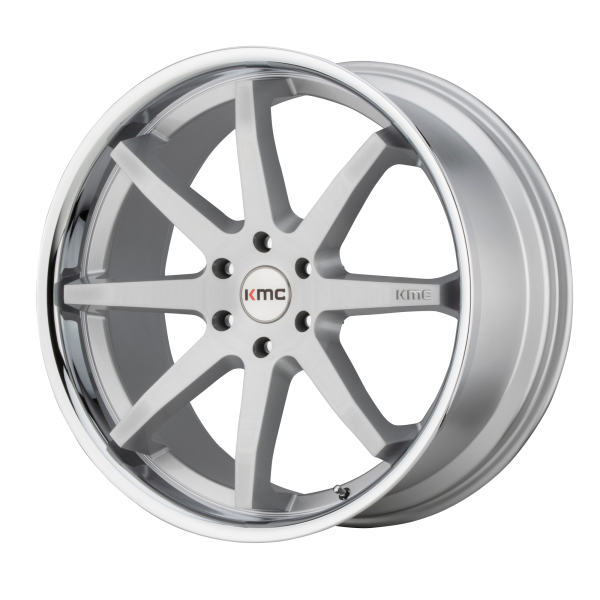 KMC - KMC KM715 REVERB 20X9 6X4.5 Brushed Silver Chrome Lip|KM71529064430