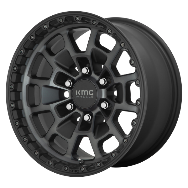 KMC - KMC KM718 SUMMIT 17X8.5 5X5.0 Satin Black With Gray Tint|KM71878550400