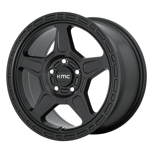 KMC - KMC KM721 ALPINE 15X7 5X100 Satin Black|KM72157051715