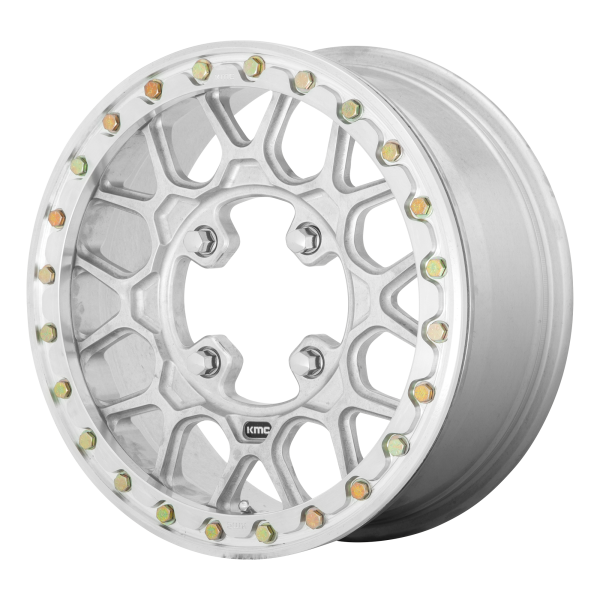 KMC Powersports - KMC Powersports KS435 GRENADE BEADLOCK FORGED 15X6 4X156 Raw Machined Forged|KS43556044538A