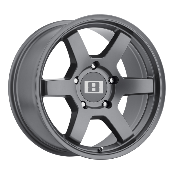 Level 8 - Level 8 MK6 17X8 6X5.5 Matte Gunmetal|1780MK6-16140G06