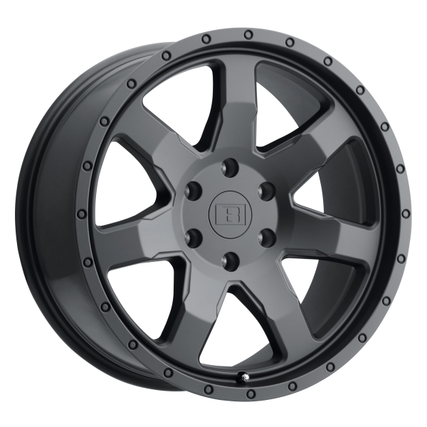 Level 8 - Level 8 SLAM 17X8.5 6X5.5 Matte Black|1785SLM126140M12