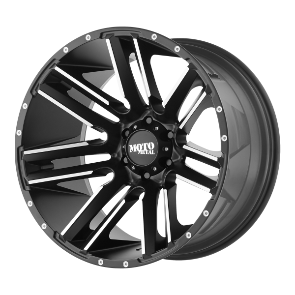Moto Metal - Moto Metal MO978 RAZOR 20X12 8X6.5 Satin Black Machined|MO97821280544N