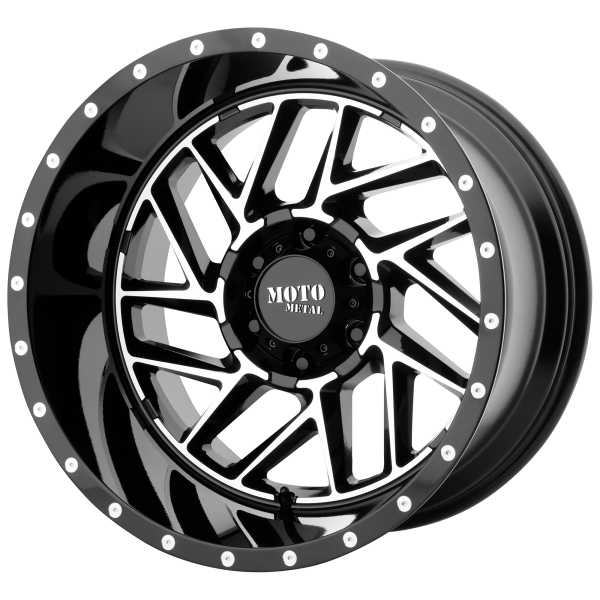 Moto Metal - Moto Metal MO985 BREAKOUT 16X8 5X5.0 Gloss Black Machined|MO98568050306N