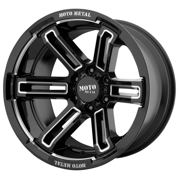 Moto Metal - Moto Metal MO991 RUKUS 17X9 5X5.0 Gloss Black Milled|MO99179050312N