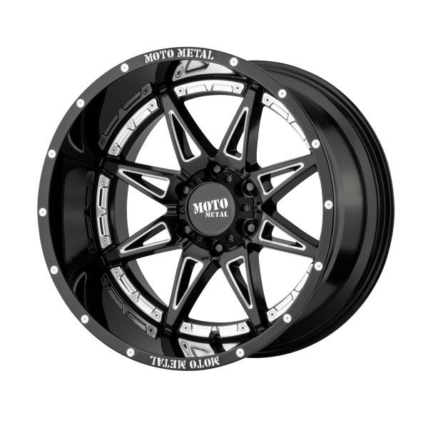 Moto Metal - Moto Metal MO993 HYDRA 20X9 8X180 Gloss Black Milled|MO99329088318