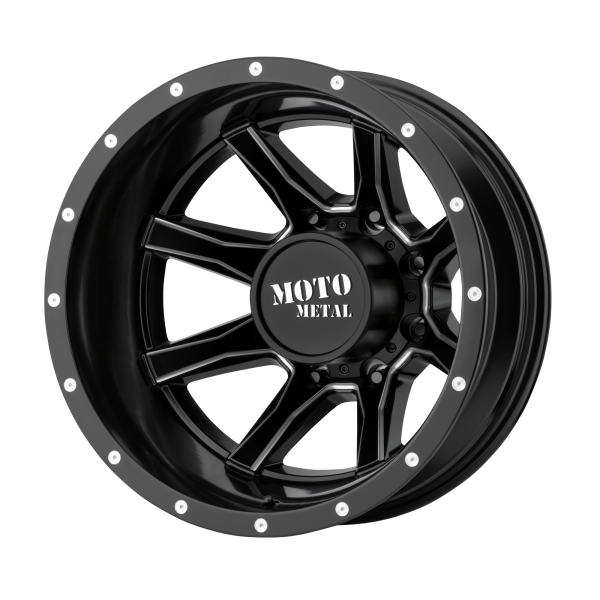 Moto Metal - Moto Metal MO995 17X6.5 8X200 Satin Black Milled - Rear|MO995765827140N