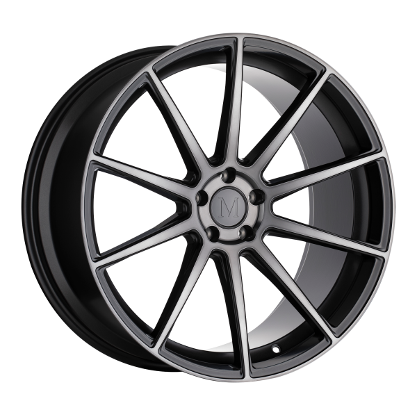 Mandrus - Mandrus KLASS 19X9.5 5X112 Gloss Gunmetal W/ Machined Tinted Face|1995KLA295112G66