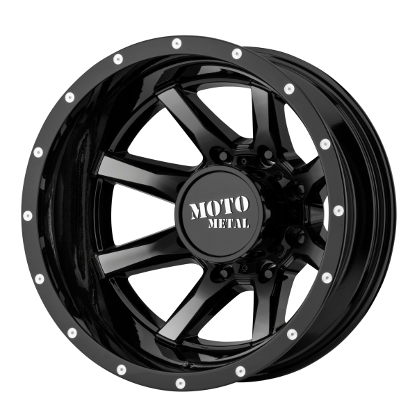 Moto Metal - Moto Metal MO995 20X8.25 8X200 Gloss Black Machined - Rear|MO995208823198N