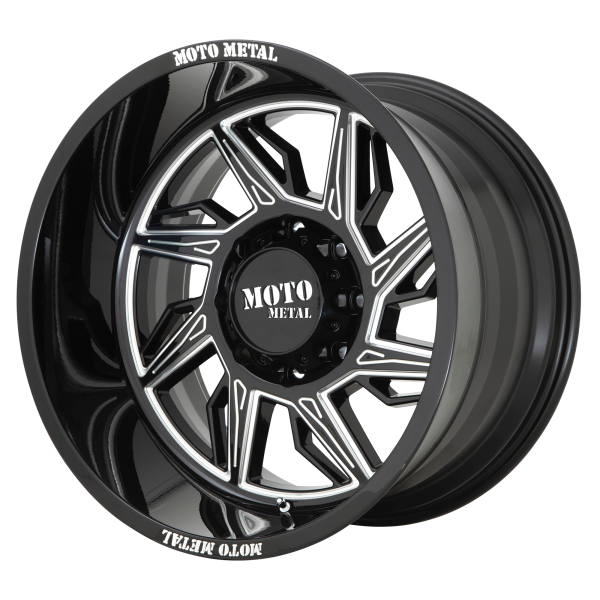 Moto Metal - Moto Metal MO997 HURRICANE 20X10 8X170 Gloss Black Milled - Right Directional|MO99721087318NR
